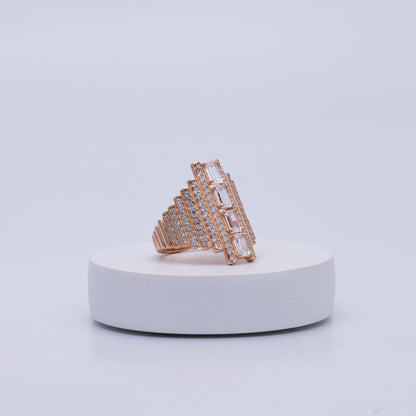 Manhattan Step Ring